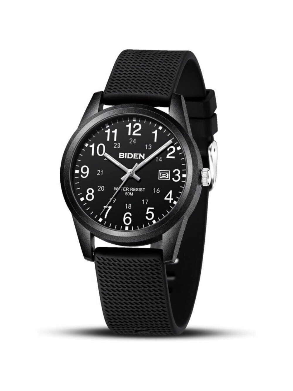 ⚡All-Black Mens Watches Analog Quartz Sports Unisex Watch 30M Waterproof Watch